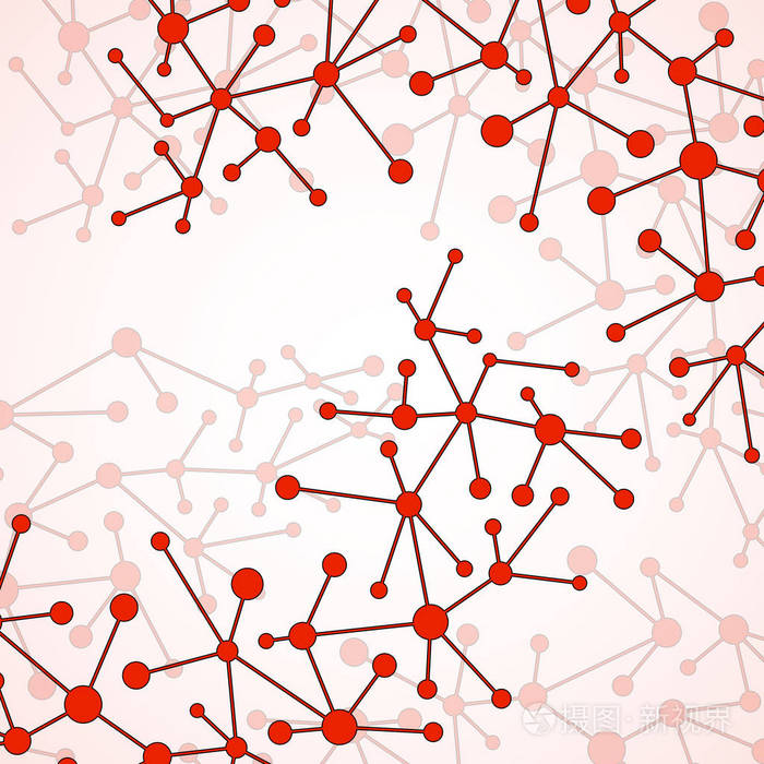 分子的结构.dna.抽象背景,矢量图 eps10