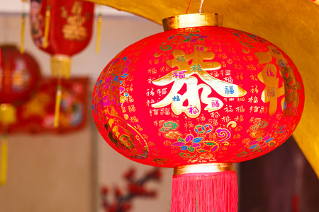 中国的灯笼装饰