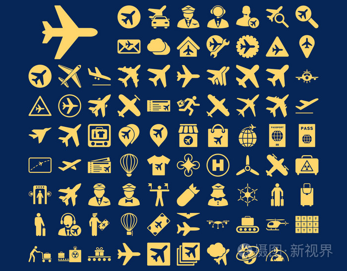 航空图标集