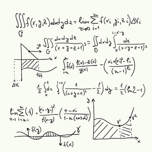 矢量模式与数学公式照片