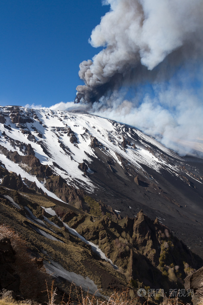 埃特拉火山图片