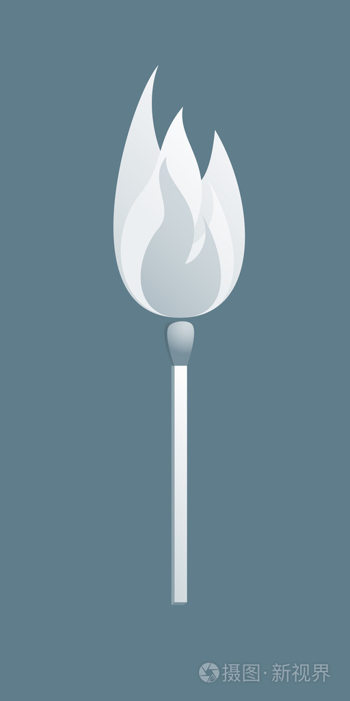 安全火柴的剪影插画-正版商用图片0dwipl-摄图新视界