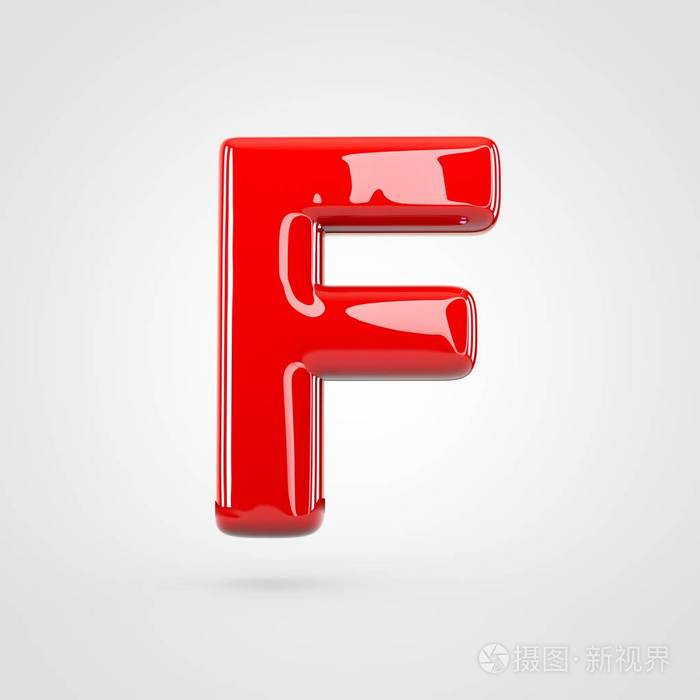红色大写字母f