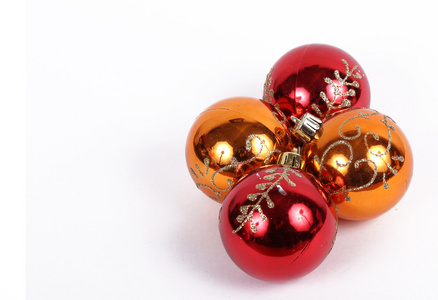 彩球圣诞节装饰品图片