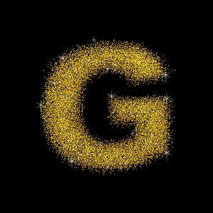 砂金字体类型字母 G