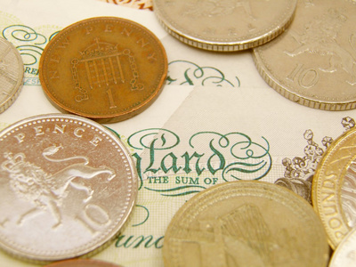 英国英镑货币联合王国的法律招标纸币和硬币