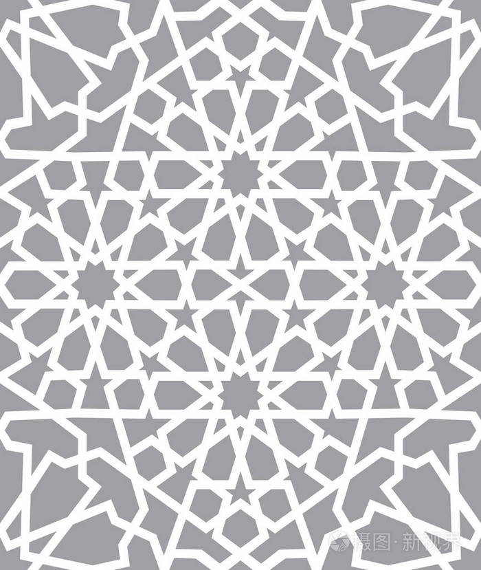 伊斯兰的模式无缝阿拉伯文的几何图案东饰品印度饰品波斯图案3d无尽的