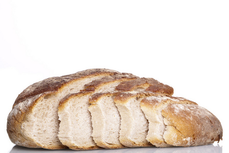美味的新鲜出炉的面包面包棍天然食品
