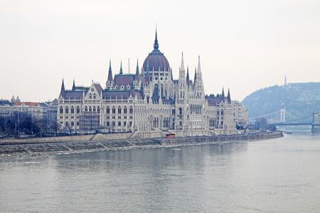匈牙利国会大厦，布达佩斯，匈牙利观