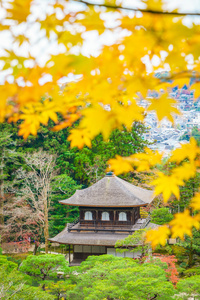 在京都银阁寺