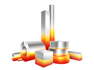 对象钢组熔体热金属钢对象照片