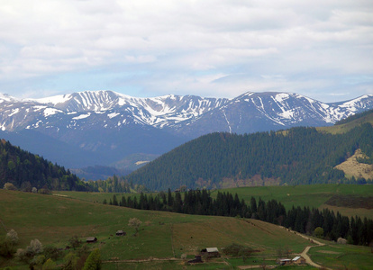 美丽的喀尔巴阡山脉