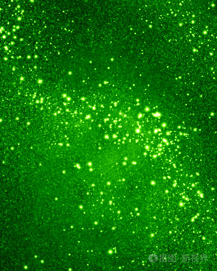 闪闪发光的绿色背景