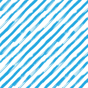 矢量无缝模式与蓝色画笔的对角描边