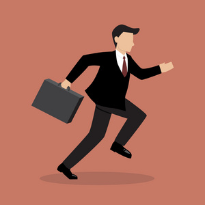 业务人跑步.照片