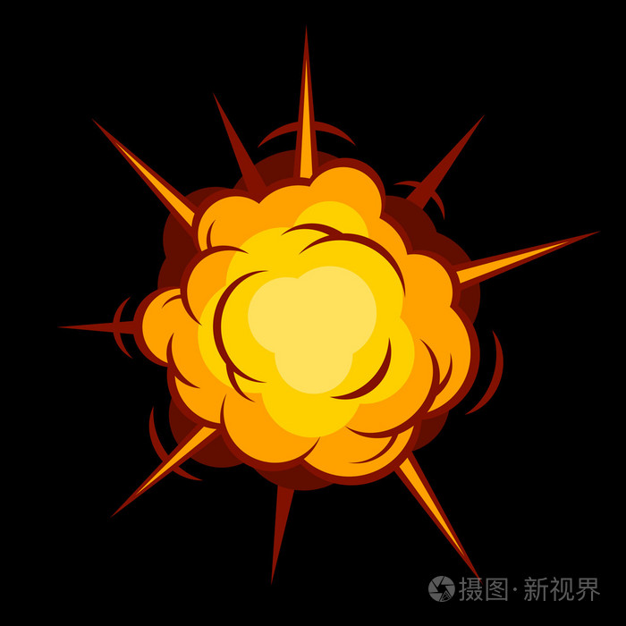 漫画的繁荣.爆炸.矢量