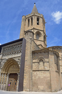 教会的圣塔玛丽亚拉真实，Sanguesa，纳瓦拉，西班牙