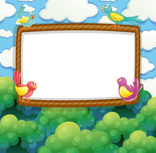 边框设计动物图片