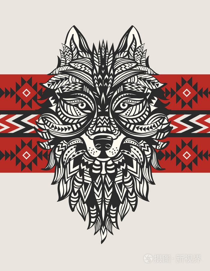 一只狼的民族图腾.印度狼