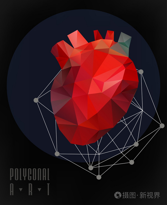 多边形的抽象.几何图插画-正版商用图片0e0dd3-摄图新视界