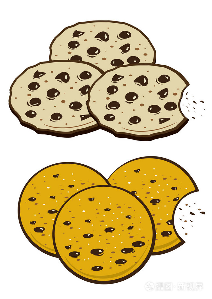 曲奇饼干插画-正版商用图片0e0n0l-摄图新视界