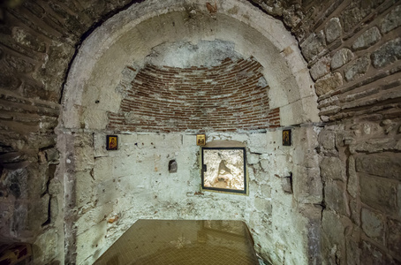 中心在以色列耶路撒冷老城圣墓教堂在客西马尼园耶路撒冷橄榄树木古