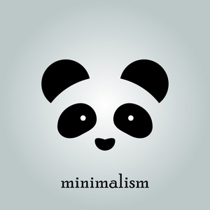 熊猫 极简主义