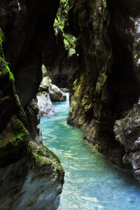 Tolmin 峡谷，性质斯洛文尼亚