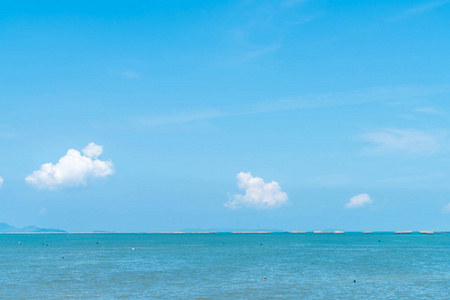 在北芭堤雅，泰国海滩