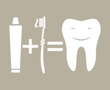 牙刷 牙膏 牙牙科概念