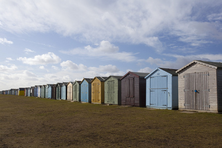 在多佛考特 艾塞克斯，英国海滩小屋