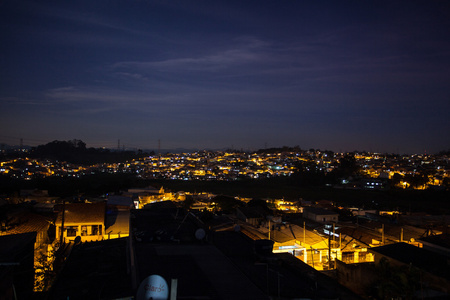 卑微的城市夜景