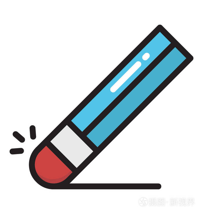 橡皮擦矢量图标