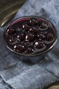 花式黑黑樱桃酒鸡尾酒樱桃照片