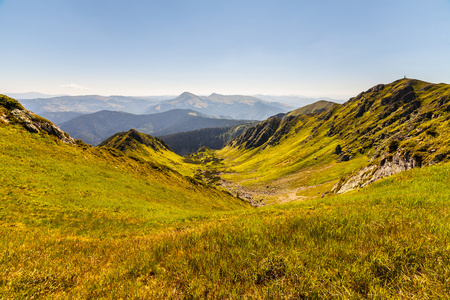 在喀尔巴阡山青水秀风景