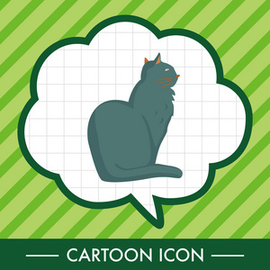 动物猫卡通主题元素图标元素