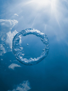 水下气泡环