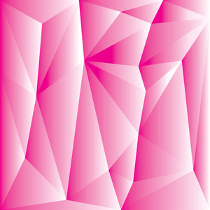 抽象的粉红色多边形为背景的