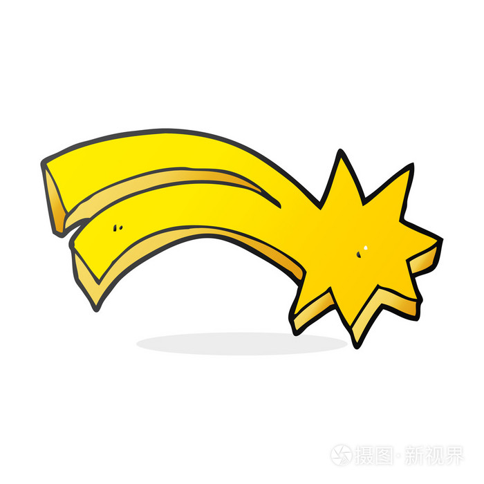 卡通装饰流星