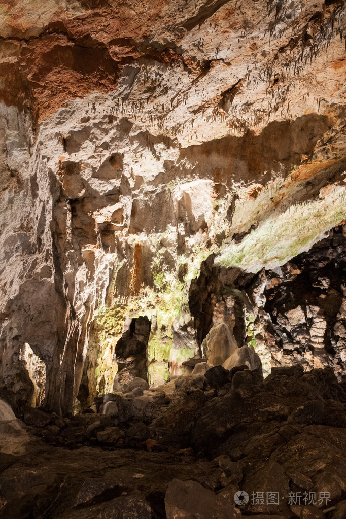 场景从保加利亚洞穴saeva杜普卡