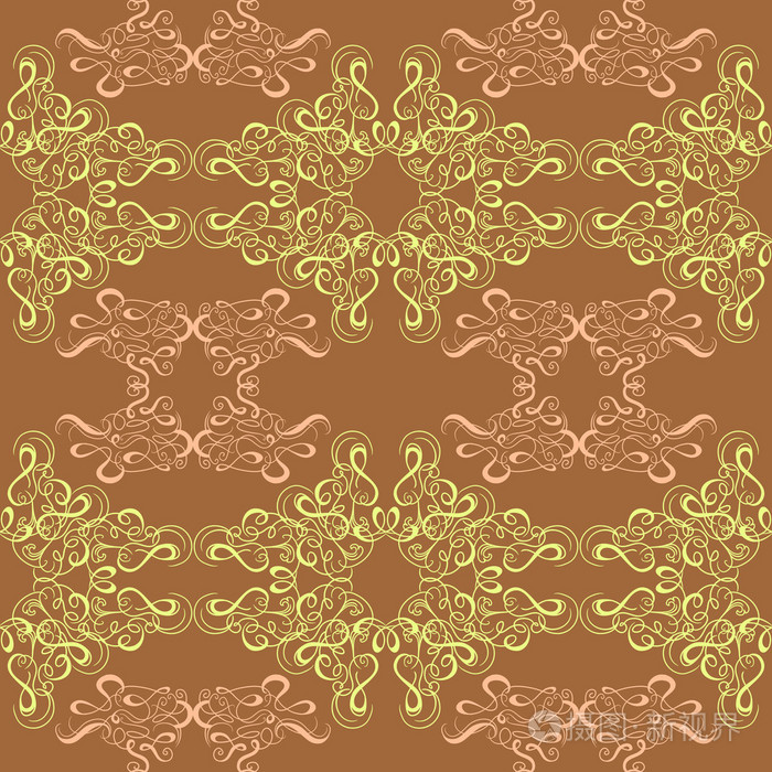 矢量锦缎无缝图案背景.典雅豪华的壁纸, 背景以及页面填充纹理