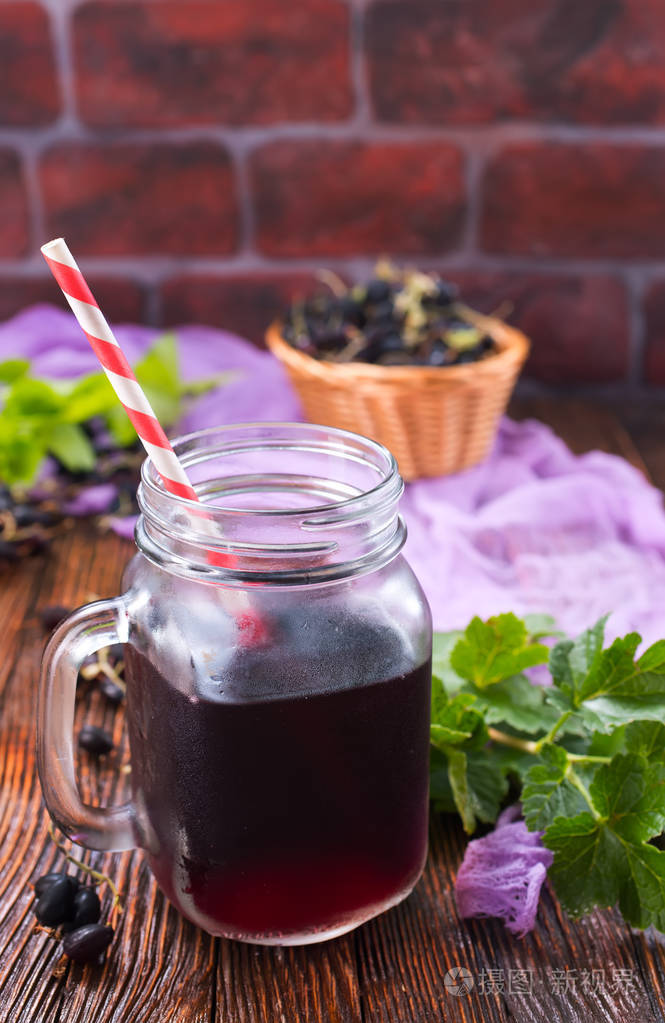 黑穗醋栗汁