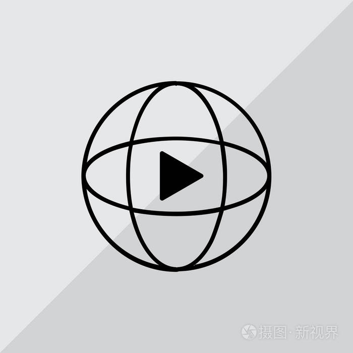 扁多媒体图标插画-正版商用图片0e2n7m-摄图新视界