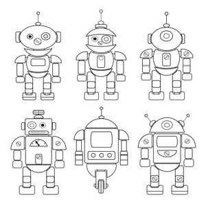 类人型机器人图片 类人型机器人素材 类人型机器人插画 摄图新视界
