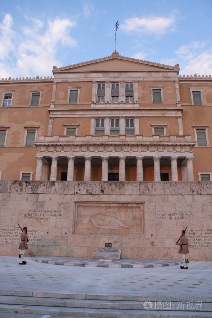 在雅典,希腊希腊议会大楼