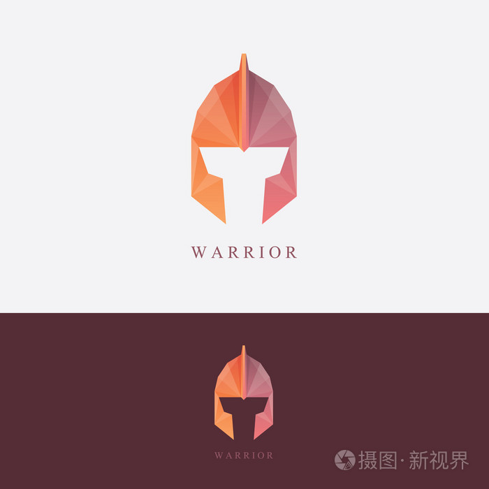 古代武士的头盔标志