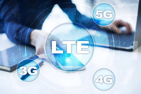 Lte 网络。5g 移动互联网和技术概念