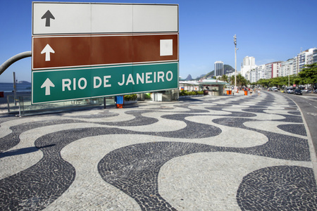 在里约热内卢，巴西标志