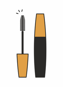 睫毛膏睫毛图标