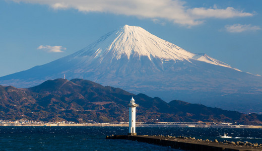 富士山和海洋